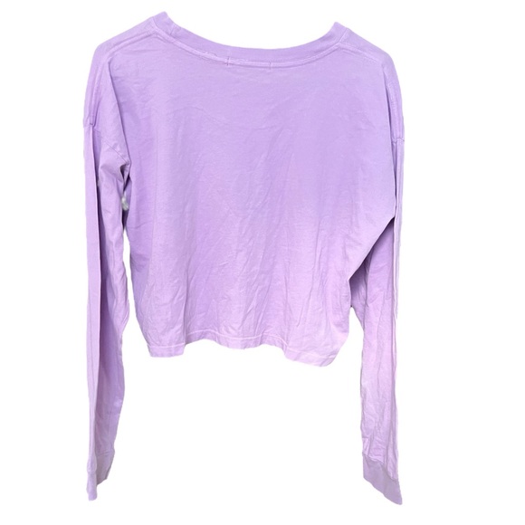 Daydreamer The Beach Boys Crop Long Sleeve - Lavender Bloom - Picture 3 of 3